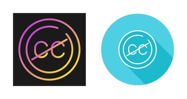 Closed Captions Circle Vector Icon