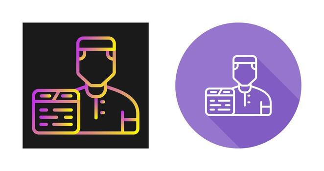 web desarrollador vector icono