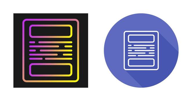 Document Vector Icon