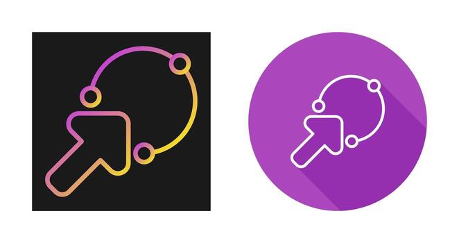 selección vector icono