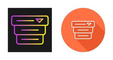 Drop Down Menu Vector Icon