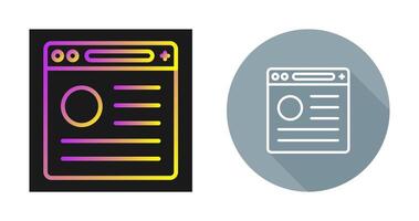 Browser Vector Icon