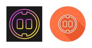 icono de vector de enchufe