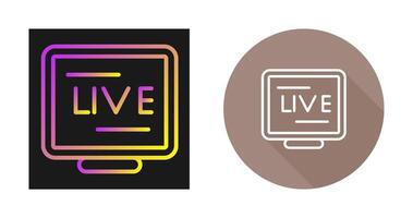 Live Stream Vector Icon