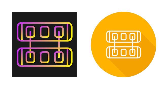 icono de vector de interruptor de red