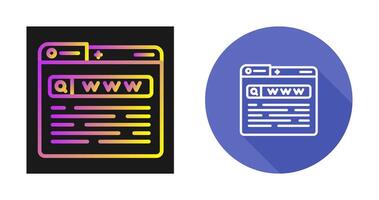 World Wide Web Vector Icon