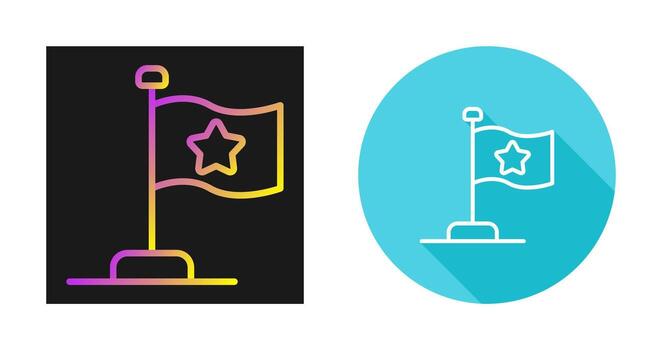 icono de vector de bandera