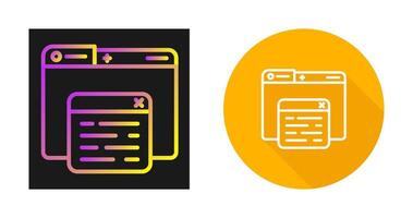 Pop Up Vector Icon