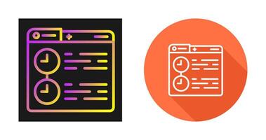 Timeline Vector Icon