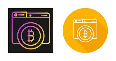 Bitcoin Vector Icon