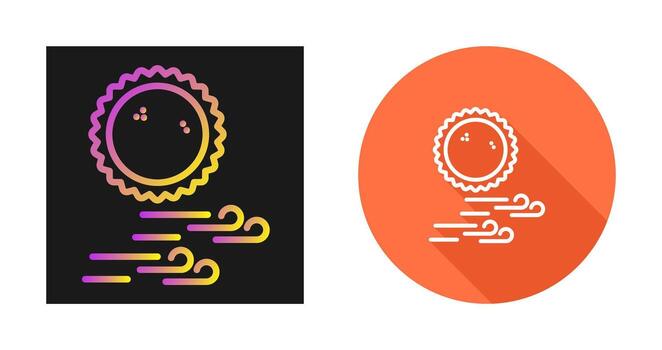 icono de vector de sol