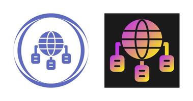 Network as a Service Vector Icon