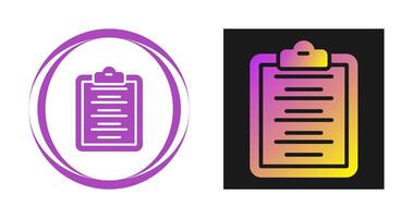 Writing Pad Vector Icon