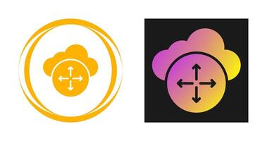 Cloud Scaling Vector Icon