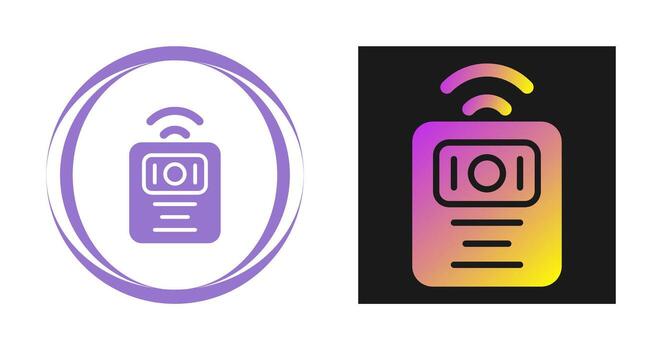 inalámbrico intercomunicador vector icono