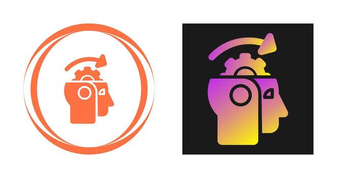 Machine Learning Vector Icon