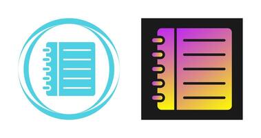 Textbook Vector Icon