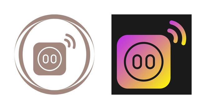 Smart Plug Vector Icon
