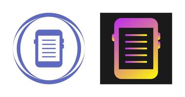 E-reader Vector Icon
