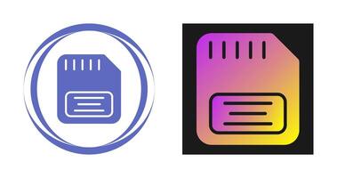 Memory Card Vector Icon