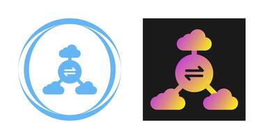 Multi-Cloud Vector Icon