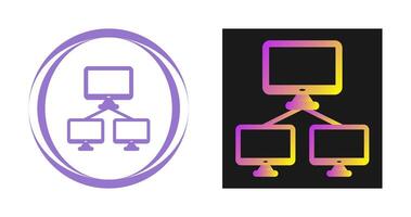 Network Monitoring Vector Icon