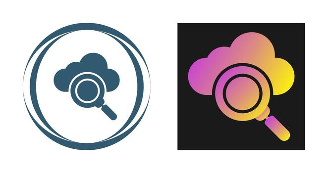 Cloud Server Vector Icon