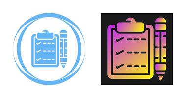 Writing pad Vector Icon