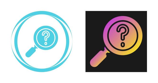 Problem Framing Vector Icon