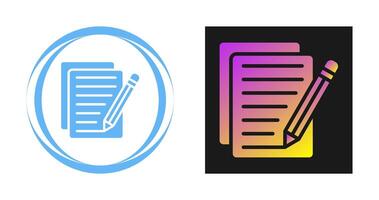 Document Edit Vector Icon