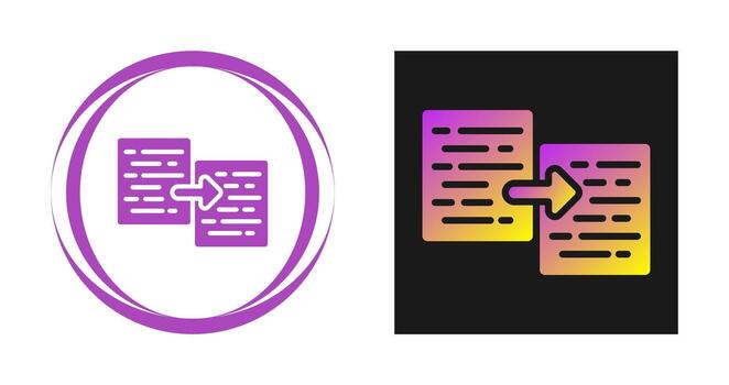 documento Copiar vector icono
