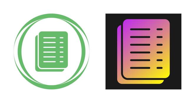 Document Vector Icon