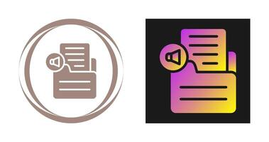 Document Insert Audio Vector Icon