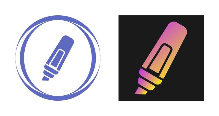 Highlighter Vector Icon