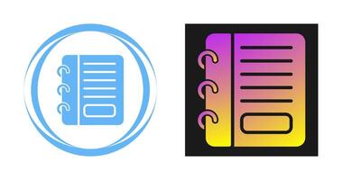 Notepad Vector Icon