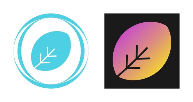 icono de vector de hoja