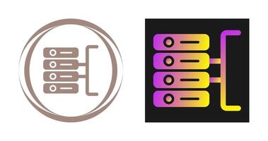 icono de vector de base de datos