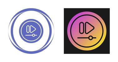 Video Fast Forward Button Vector Icon