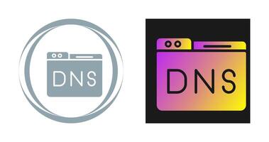 Domain DNS Management Vector Icon