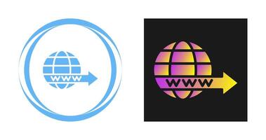 Domain Forwarding Vector Icon