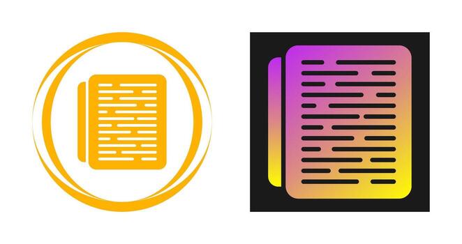 Document Vector Icon