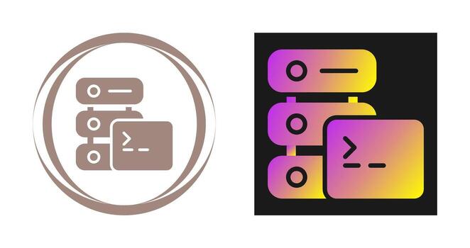 SSH Hosting Vector Icon