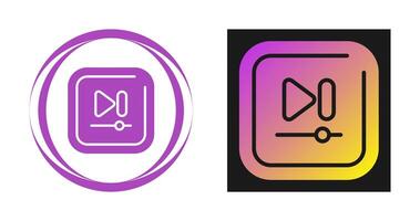 Video Next Track Square Vector icon