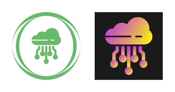 Cloud Computing Vector Icon