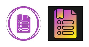 Bullet Points Vector Icon