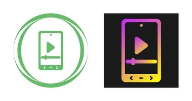 Video Player Vector Icon