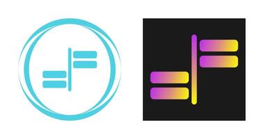 Horizontal Alignment Vector Icon