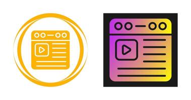 Video Vector Icon