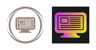 Computer Vector Icon
