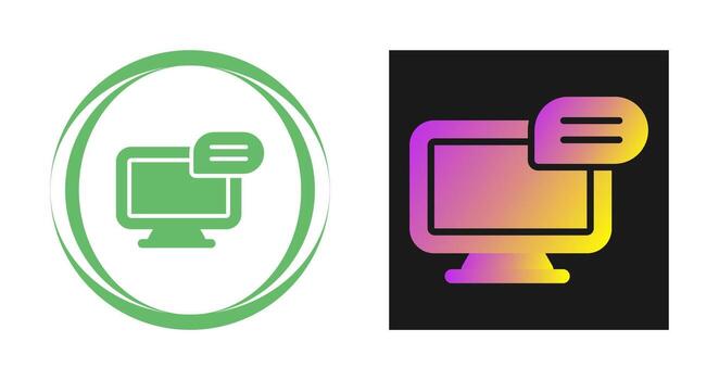 Computer Vector Icon